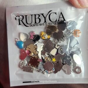 RUBYCA Floating Charms For Origami Owl Style Pendant